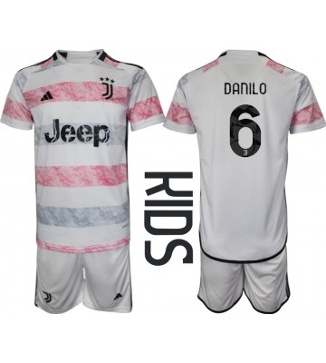 Juventus Danilo Luiz #6 Replica Away Stadium Kit for Kids 2023-24 Short Sleeve (+ pants)
